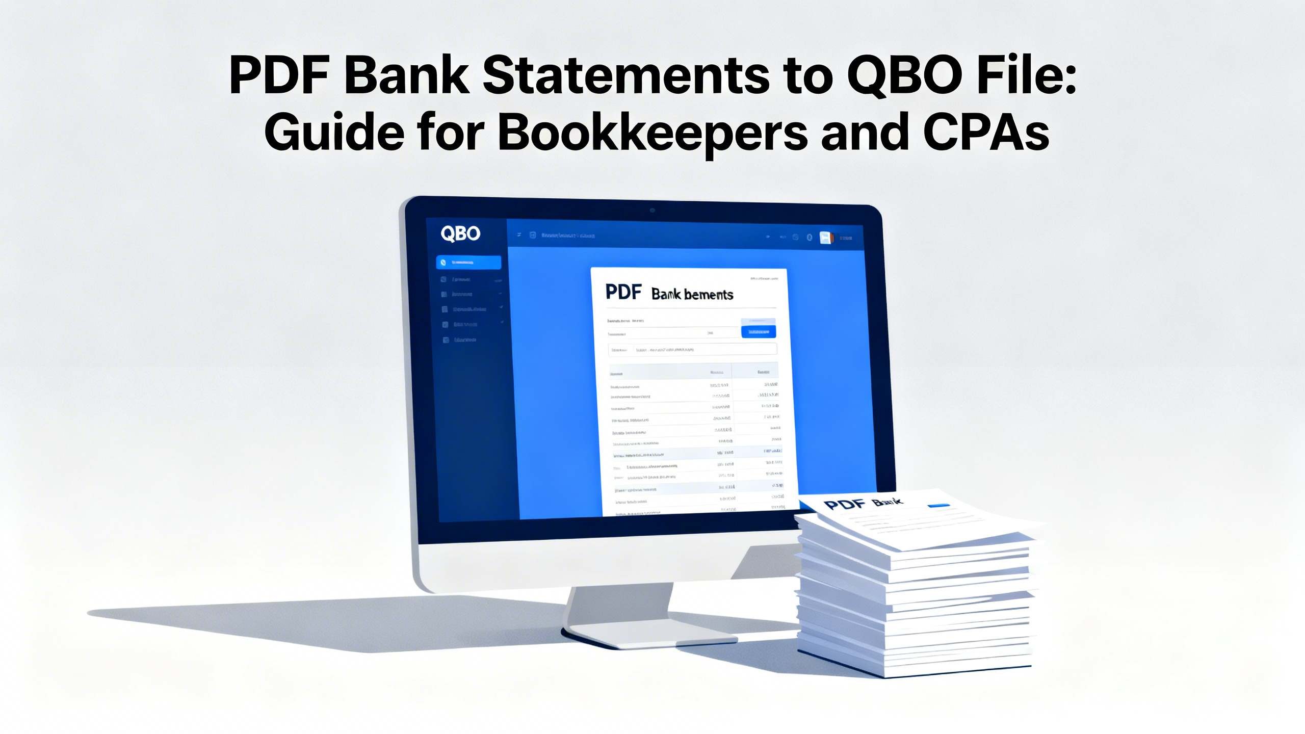 PDF Bank Statements to QBO File: Guide for Bookkeepers and CPAs